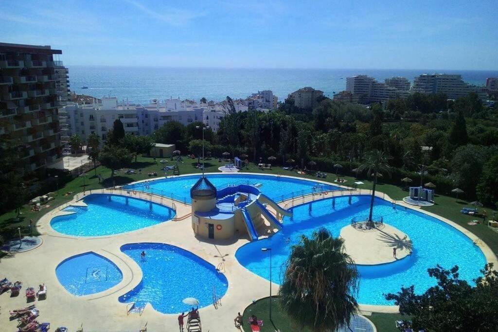Benalmadena Estudio Jjupiter 250 M Del Mar Con Vistas Al Mar Piscinas Экстерьер фото