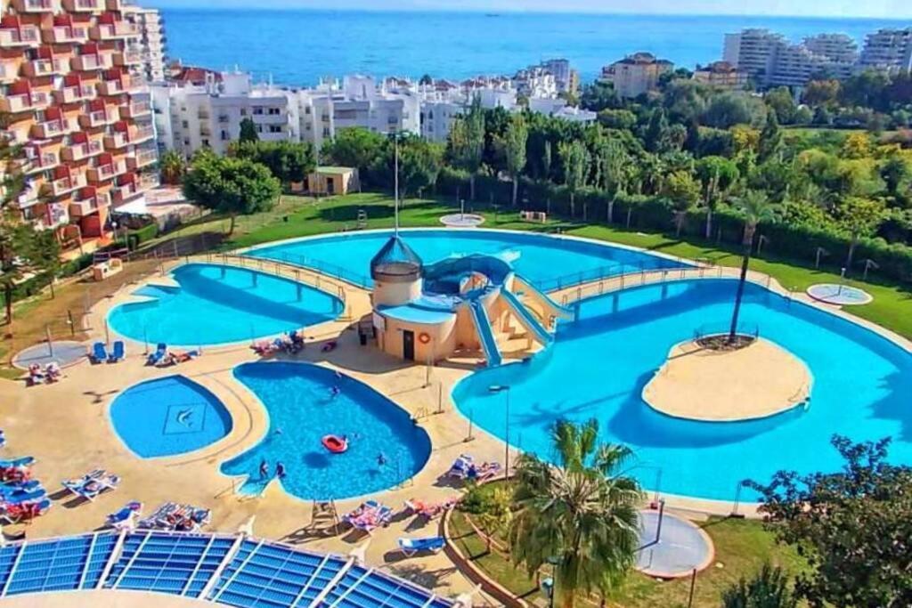 Benalmadena Estudio Jjupiter 250 M Del Mar Con Vistas Al Mar Piscinas Экстерьер фото