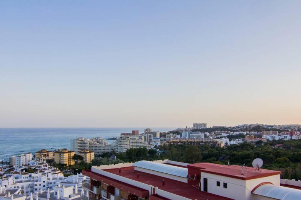Benalmadena Estudio Jjupiter 250 M Del Mar Con Vistas Al Mar Piscinas Экстерьер фото